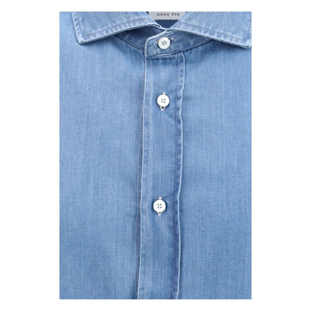 Blue Denim Shirt - ventzia