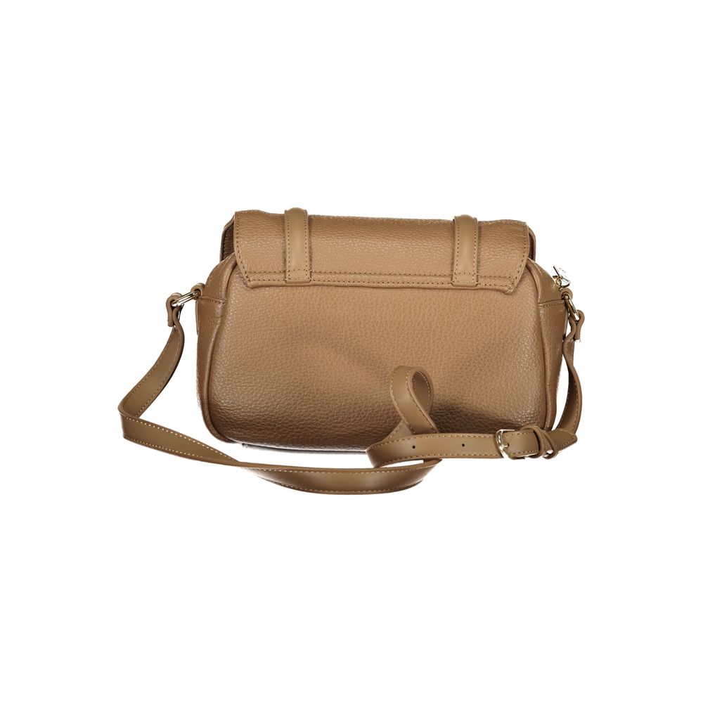 Marrone Poliuretano Women Shoulder Bag - ventzia