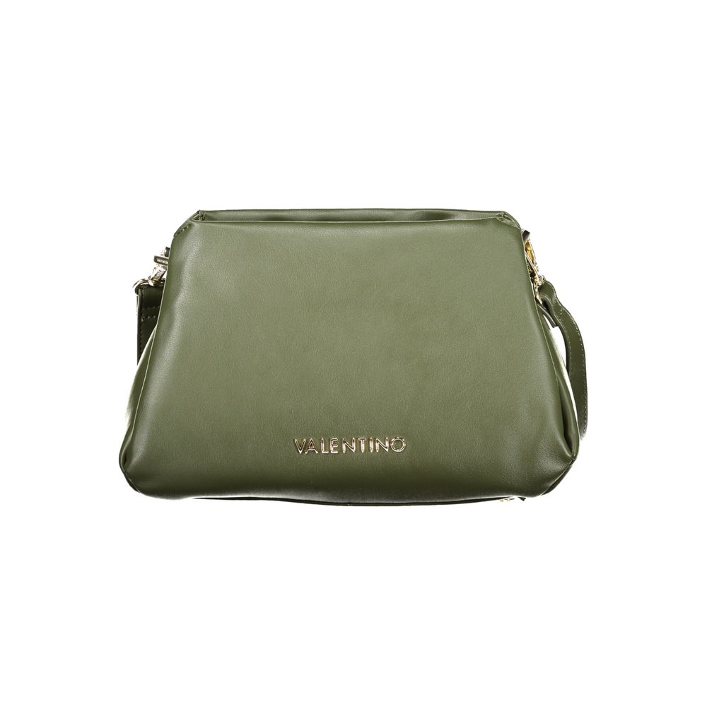 Verde Polyurethane Women Handbag - ventzia