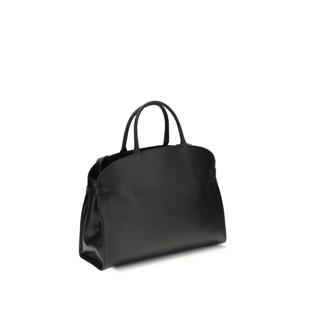 Black Calf Leather Bos Taurus Handbag - ventzia