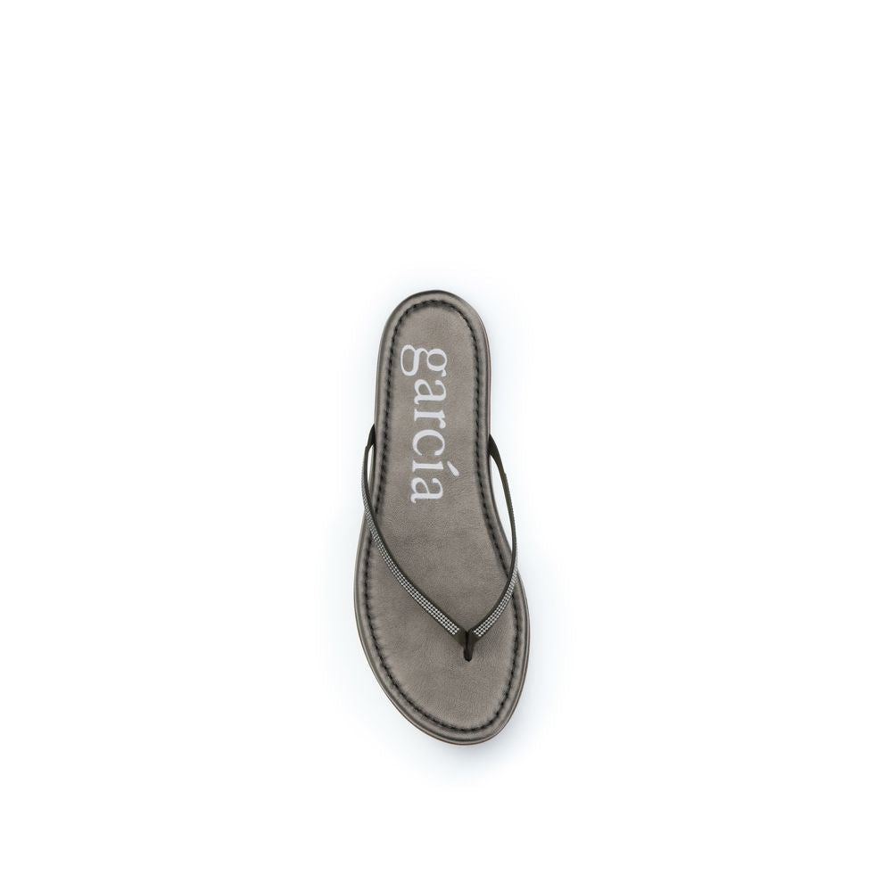 Bicolor Crystals Sandals - ventzia