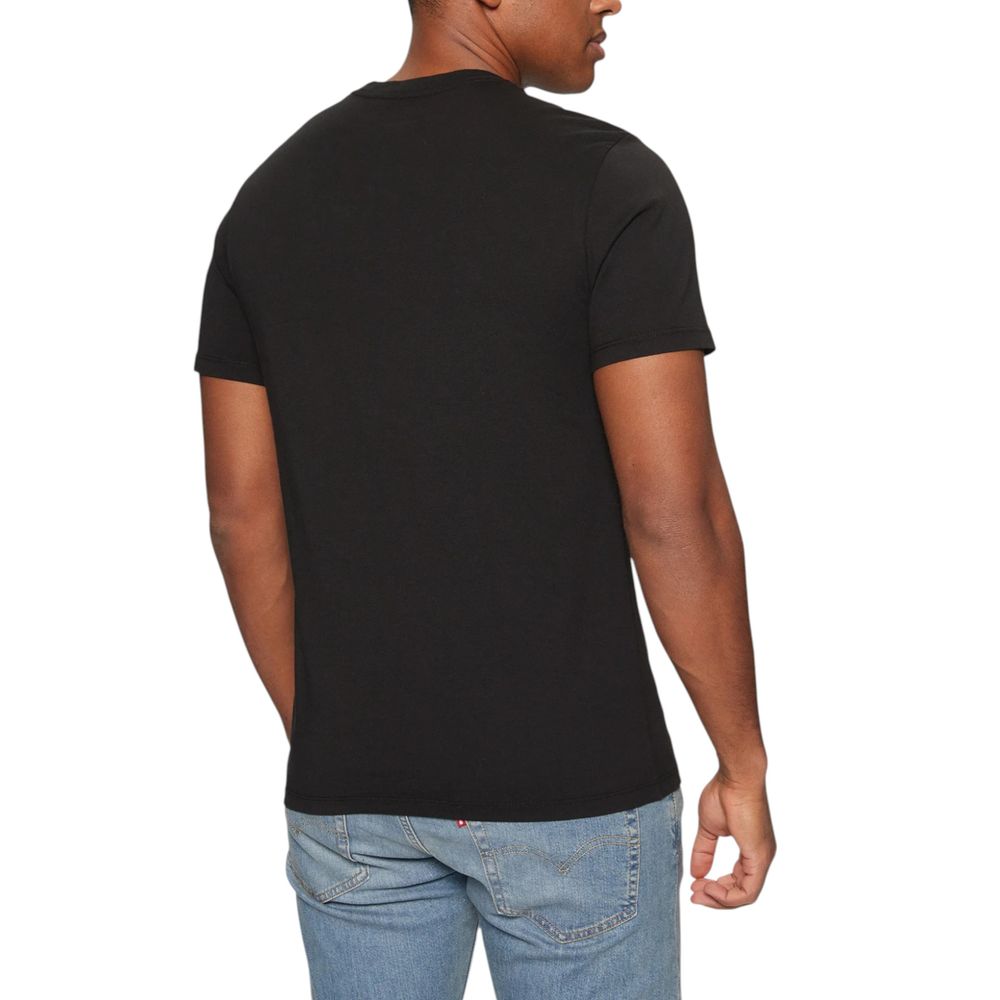 Black Cotton T-Shirt - ventzia