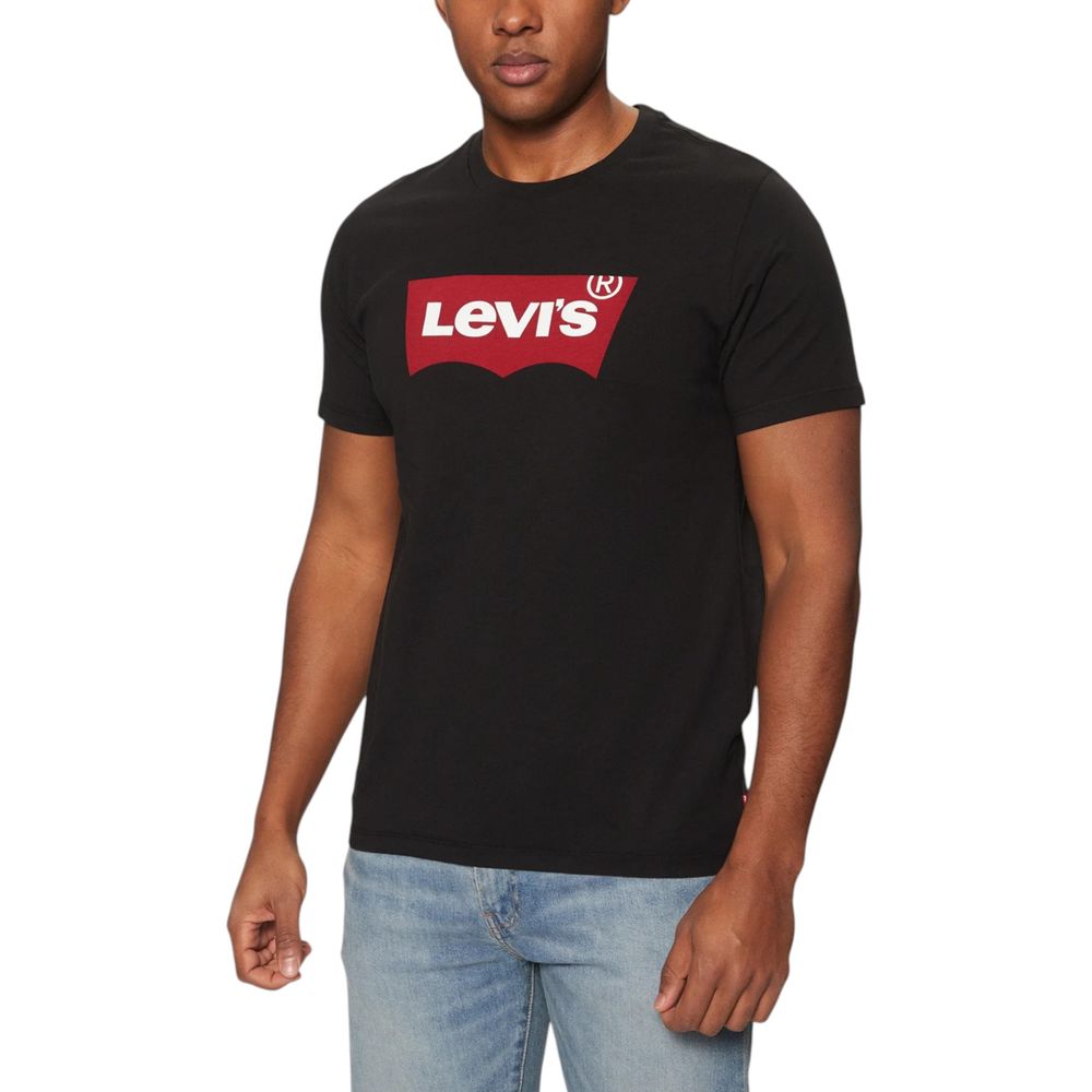 Black Cotton T-Shirt - ventzia