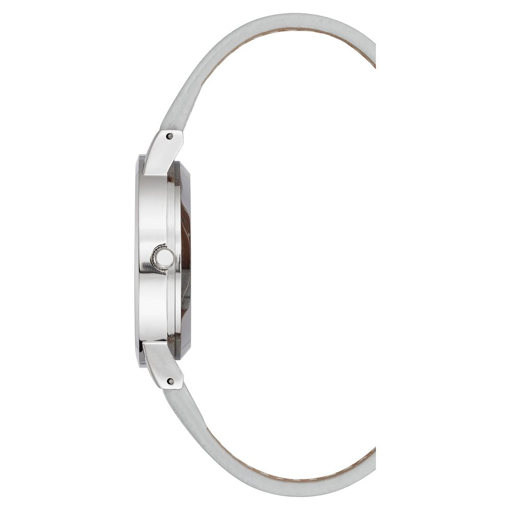 Silver Plastic Dress Watch - ventzia