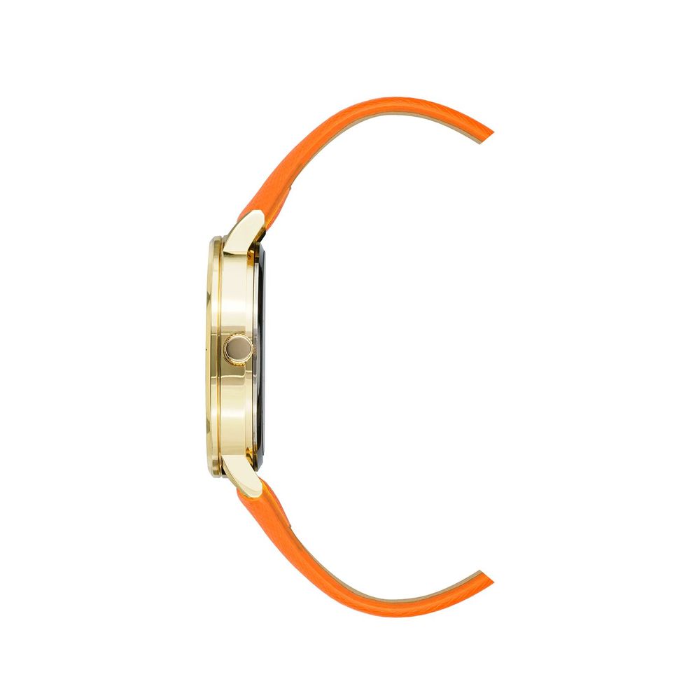 Orange Plastic Dress Watch - ventzia