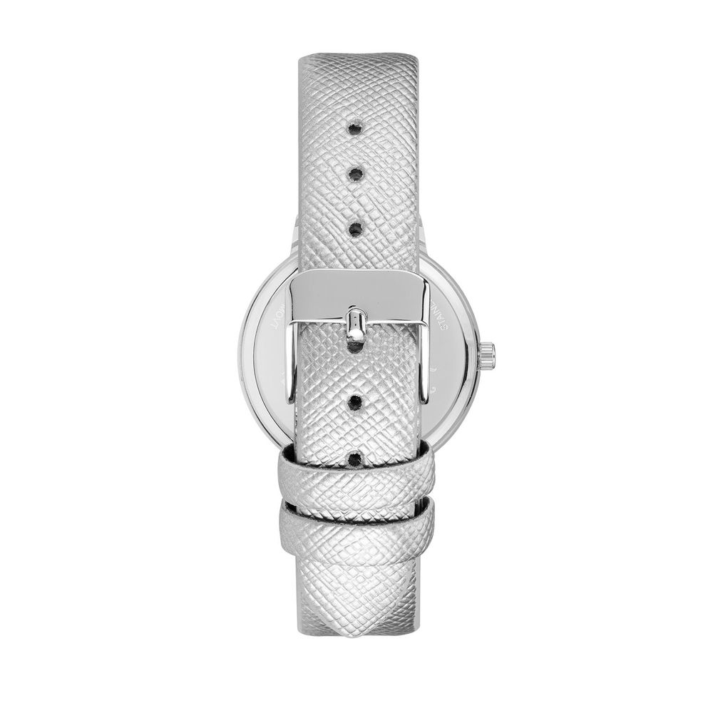 Silver Plastic Dress Watch - ventzia