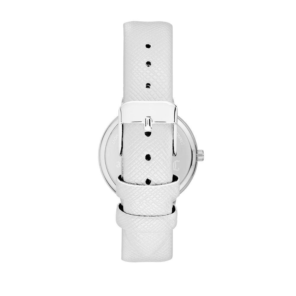 White Plastic Dress Watch - ventzia