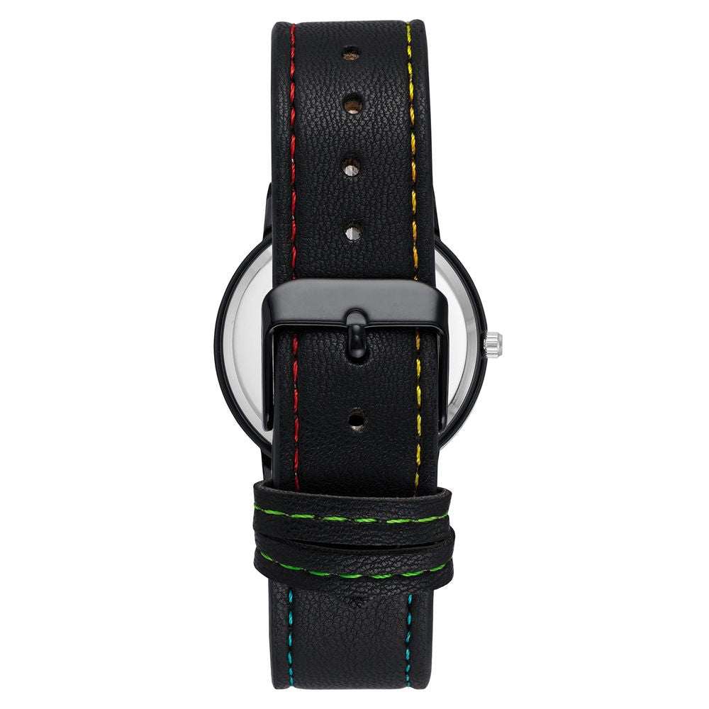Black Plastic Dress Watch - ventzia