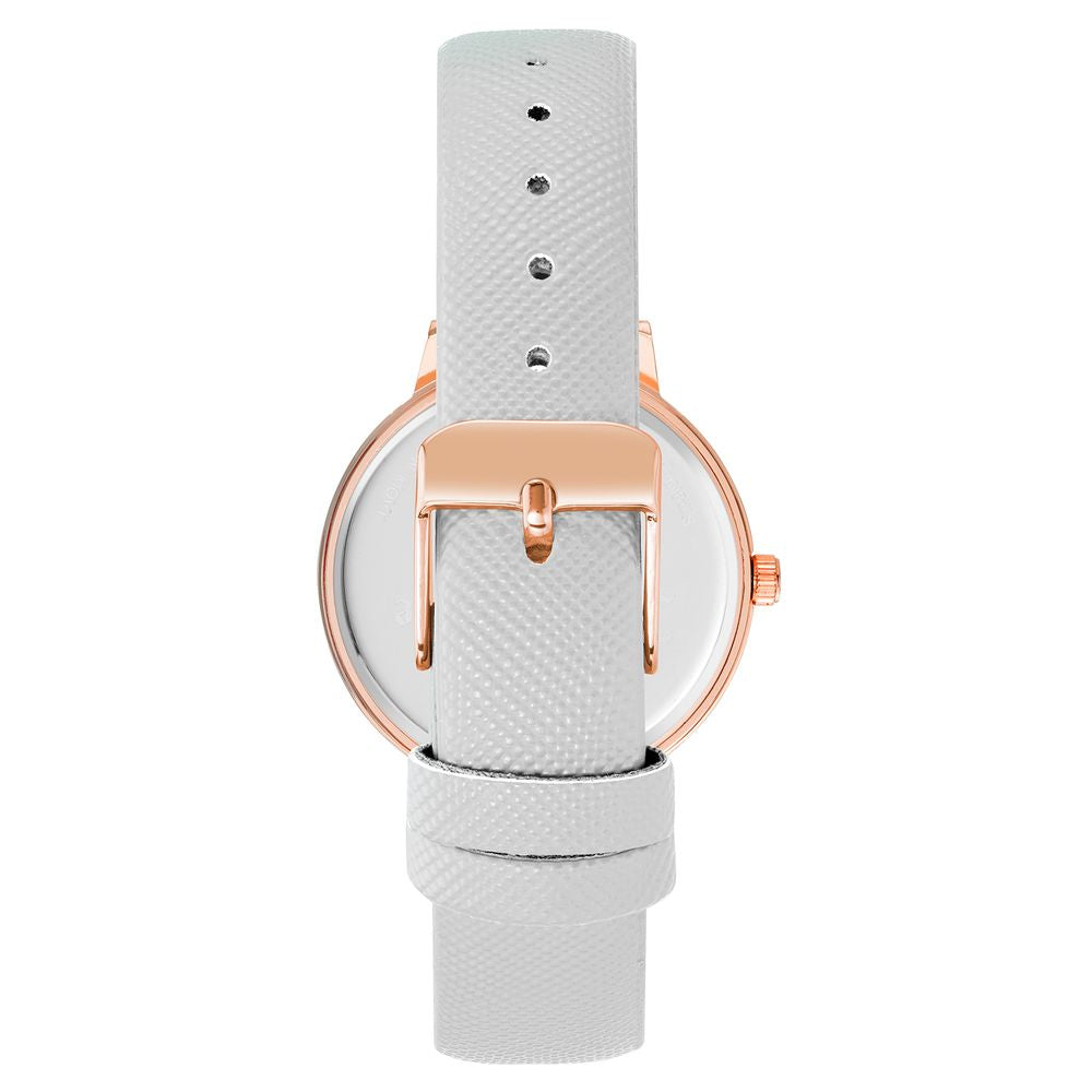 White Plastic Dress Watch - ventzia