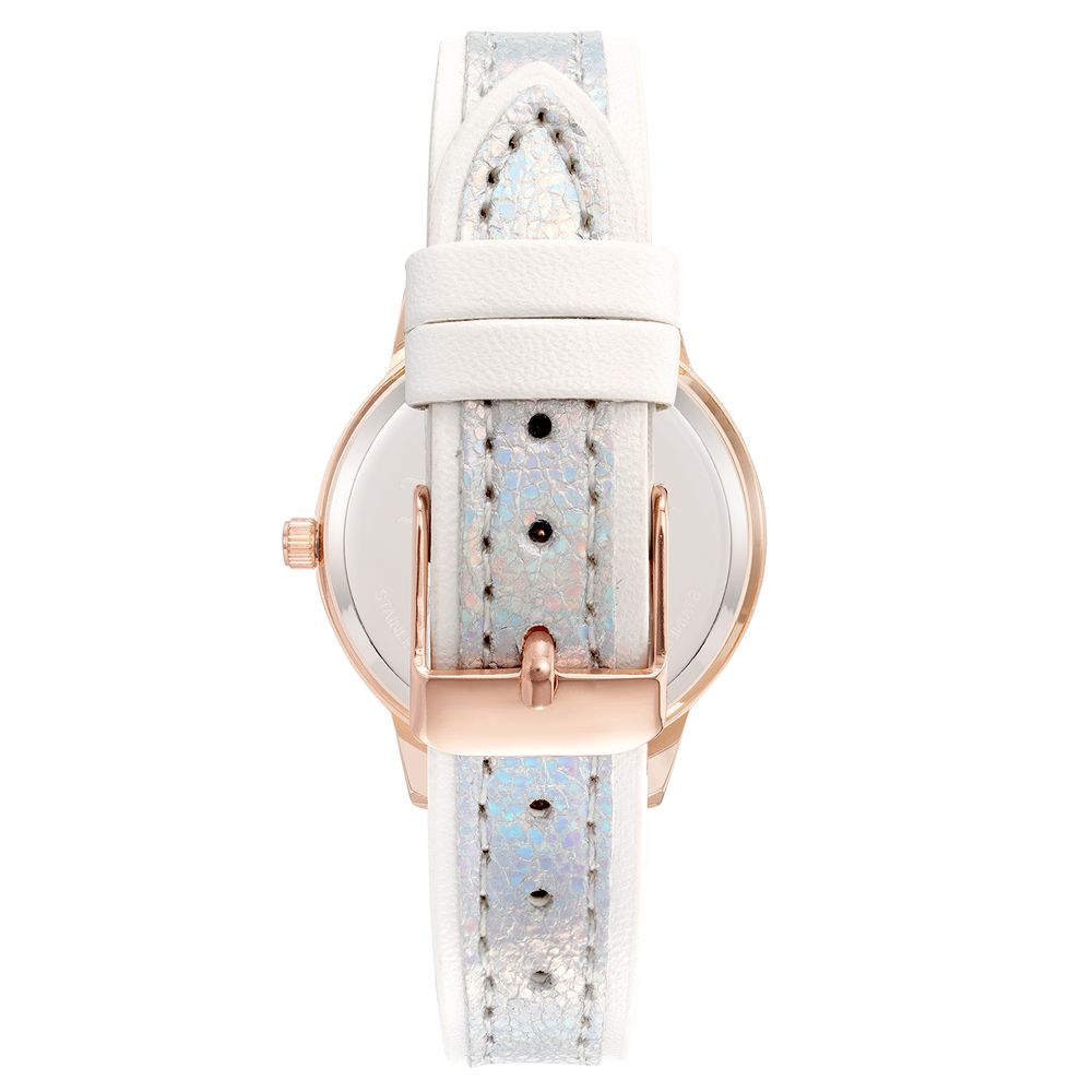 White Plastic Dress Watch - ventzia