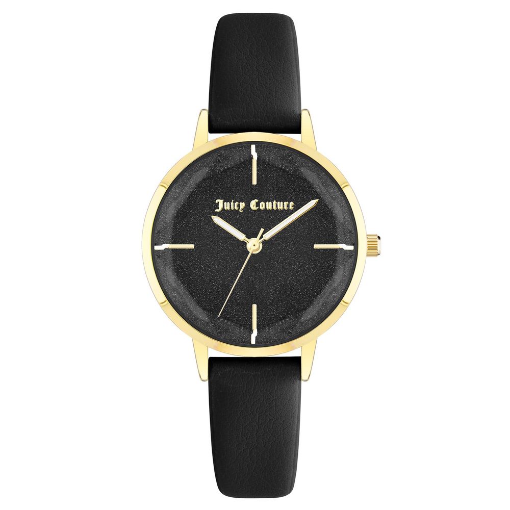 Black Plastic Dress Watch - ventzia
