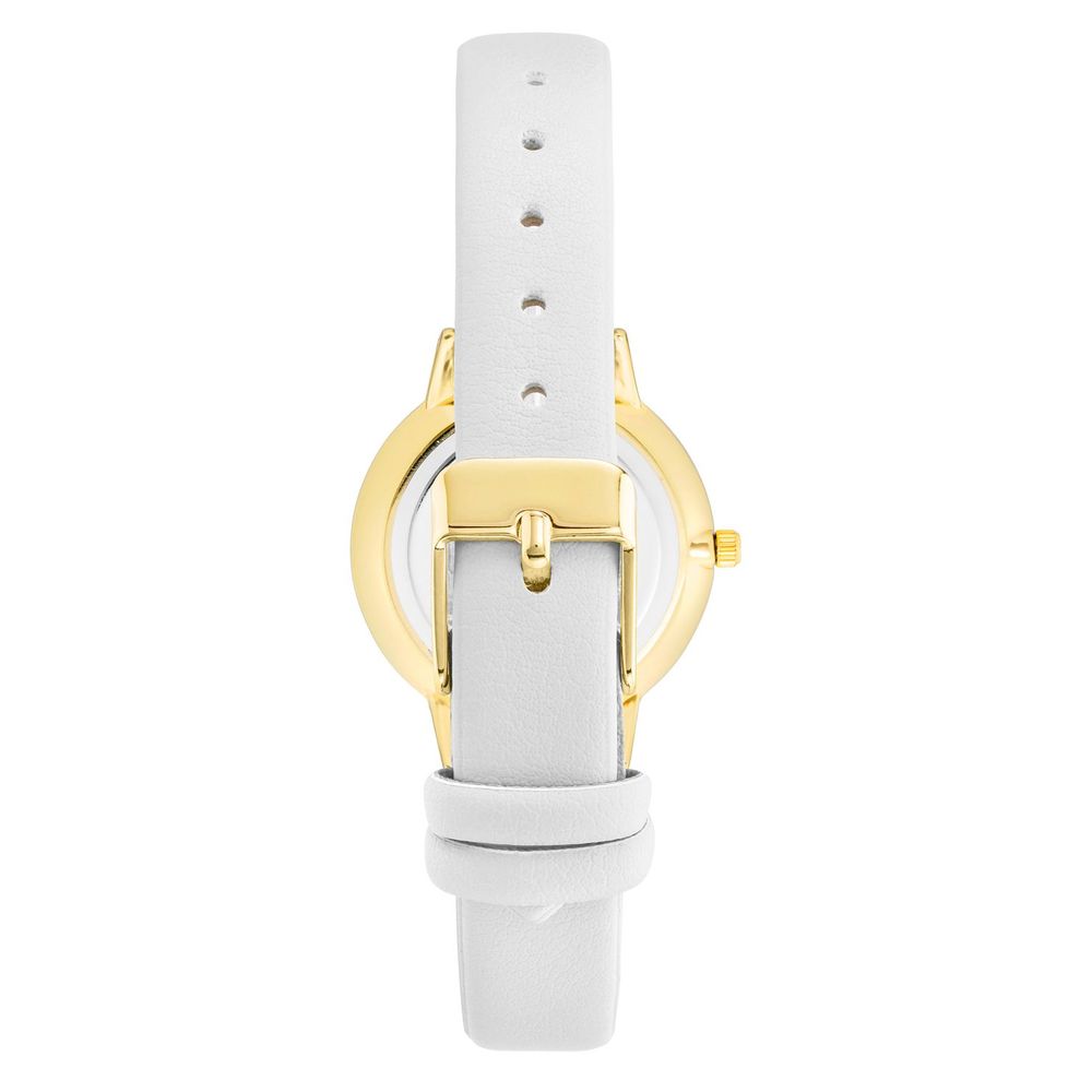 White Plastic Dress Watch - ventzia