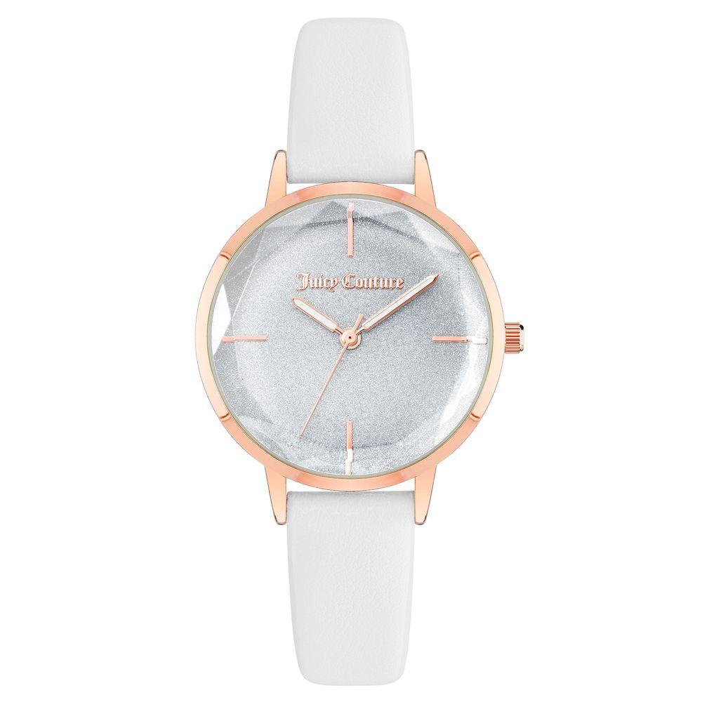 White Plastic Dress Watch - ventzia