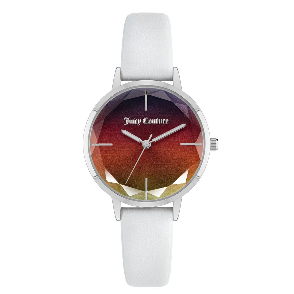 White Plastic Dress Watch - ventzia
