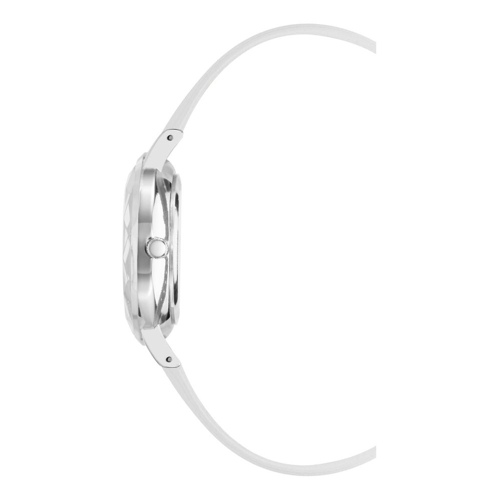 White Plastic Dress Watch - ventzia