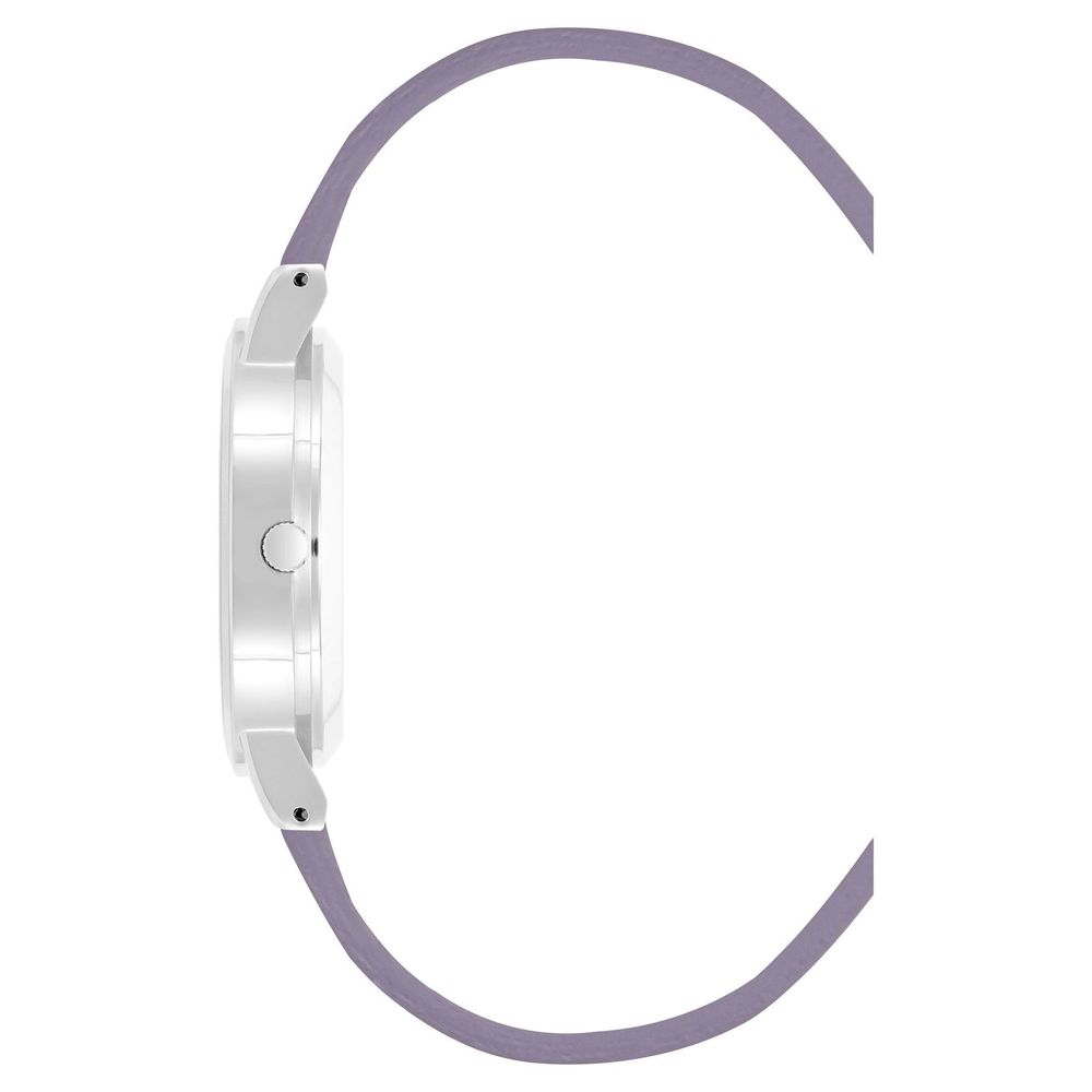 Purple Plastic Dress Watch - ventzia