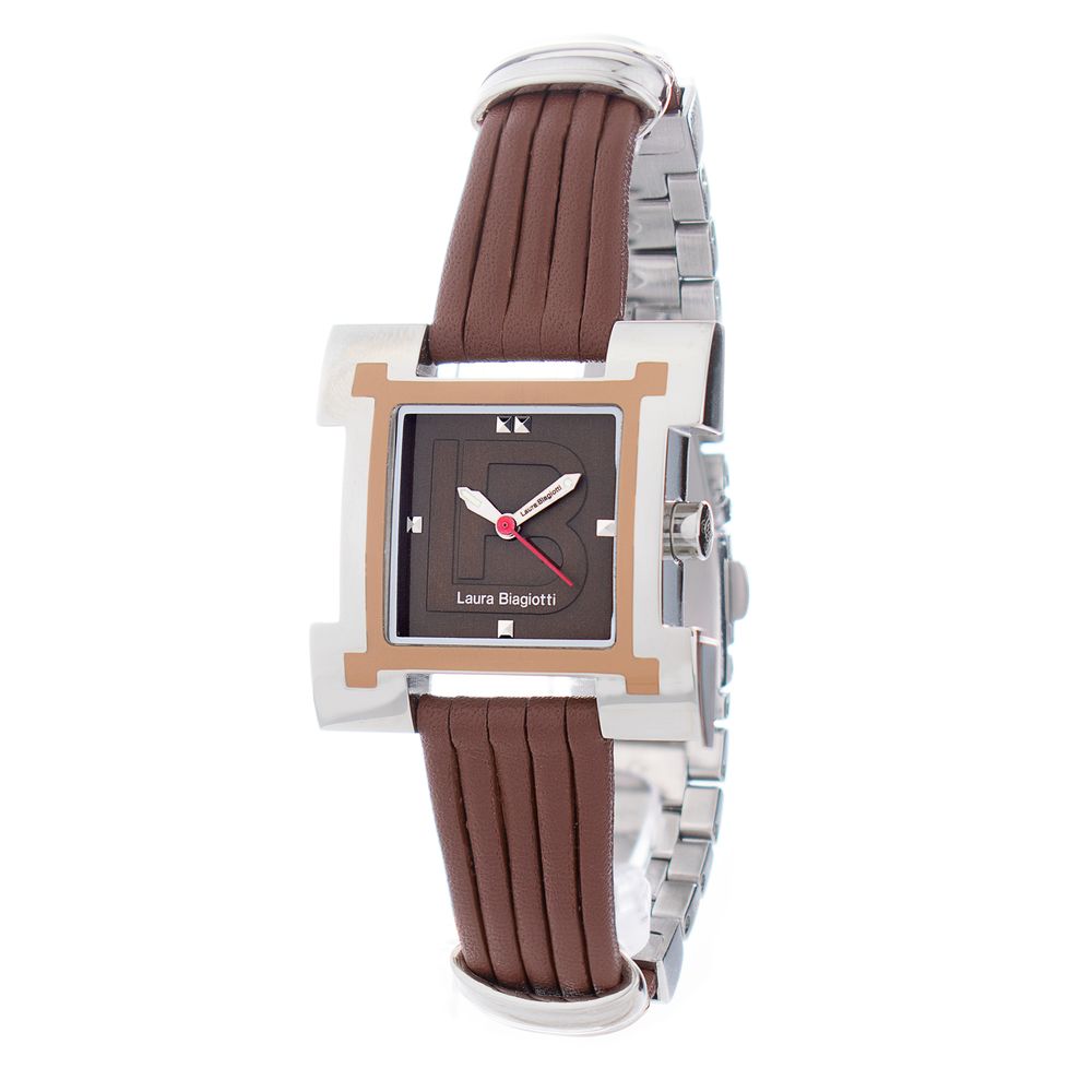 Brown Leather Lining Dress Watch - ventzia