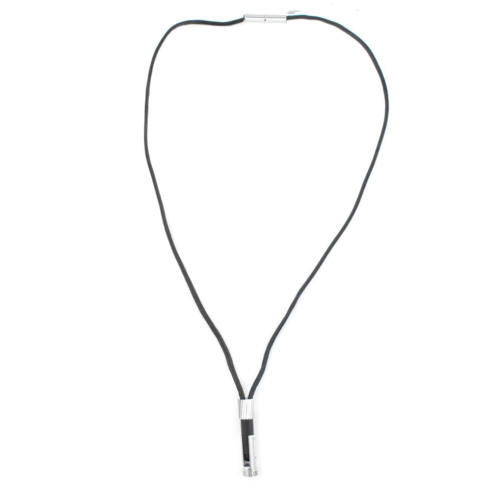 Gray Stainless Steel Necklace - ventzia