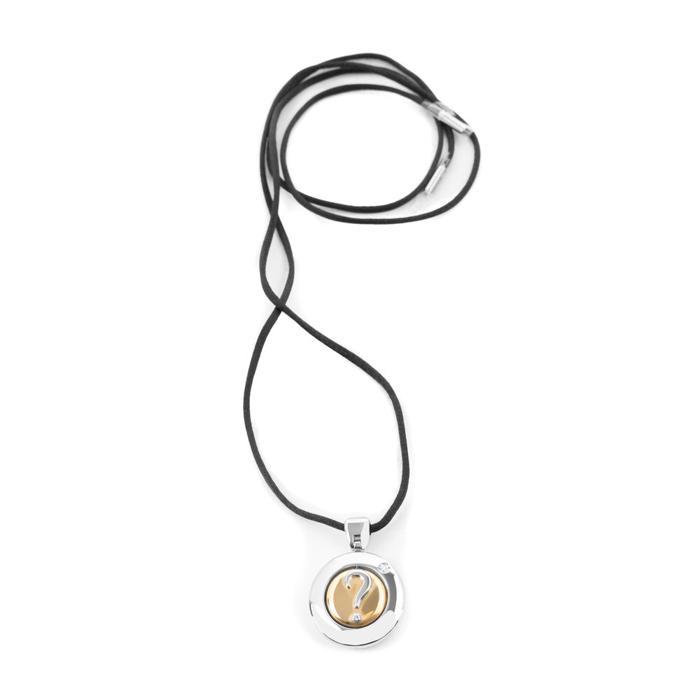Gray Stainless Steel Necklace - ventzia