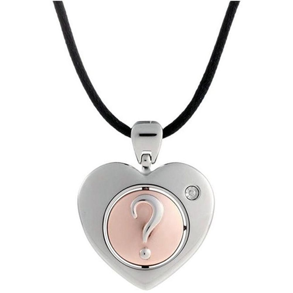 Gray Stainless Steel Necklace - ventzia
