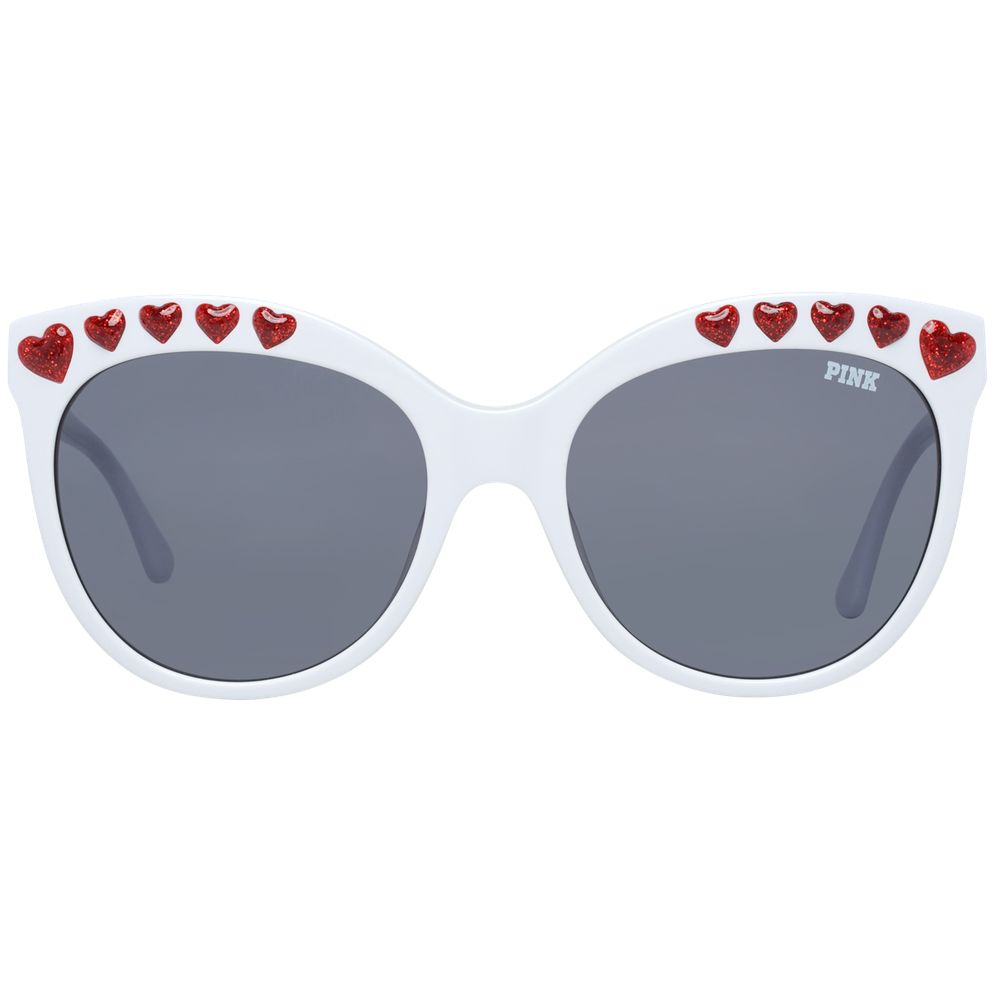 White Plastic Sunglasses - ventzia