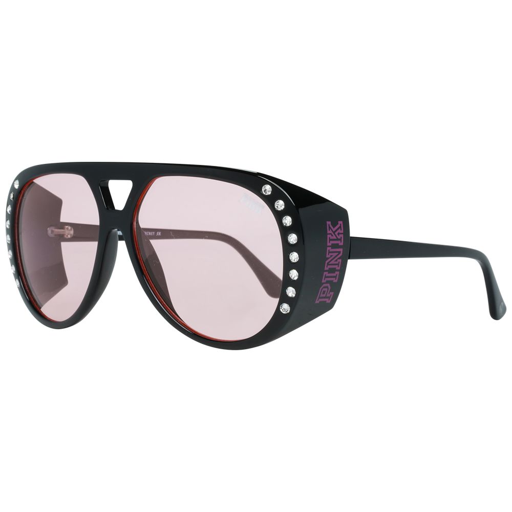 Black Plastic Sunglasses - ventzia