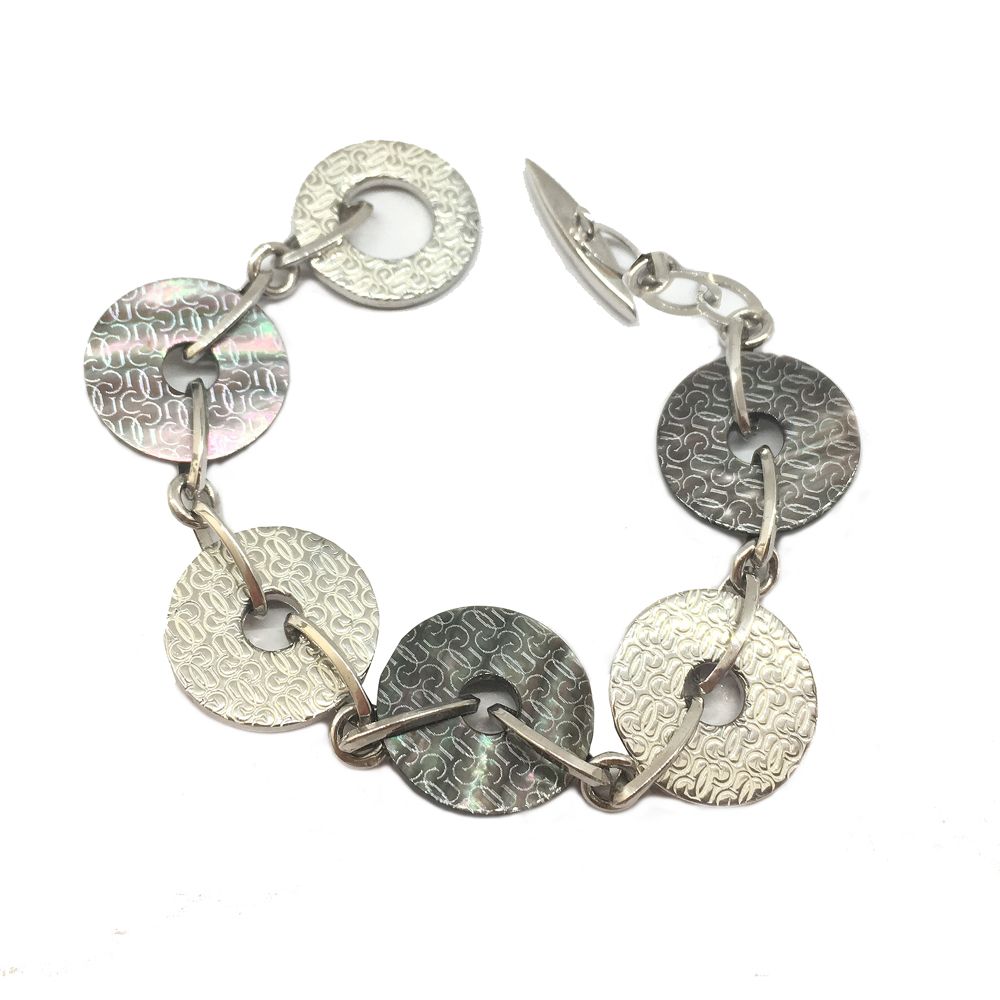 Silver Stainless Steel Bracelet - ventzia
