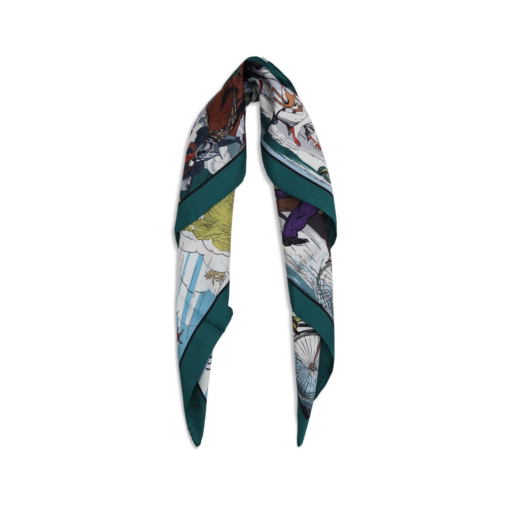 Multicolor Silk Scarf - ventzia