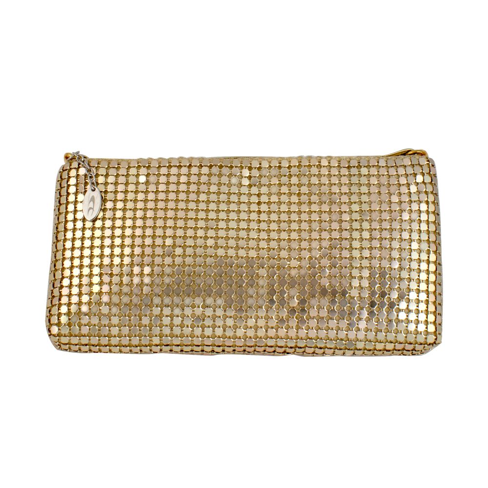 Gold Synthetic Handbag - ventzia
