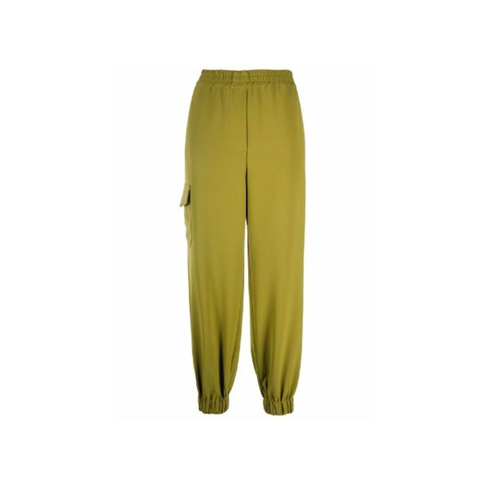 Bicolor Elastane Cargo Pants - ventzia