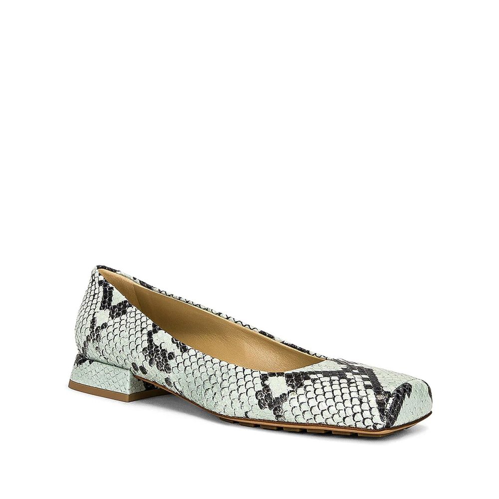 Bicolor Calfskin Ballet Flats - ventzia