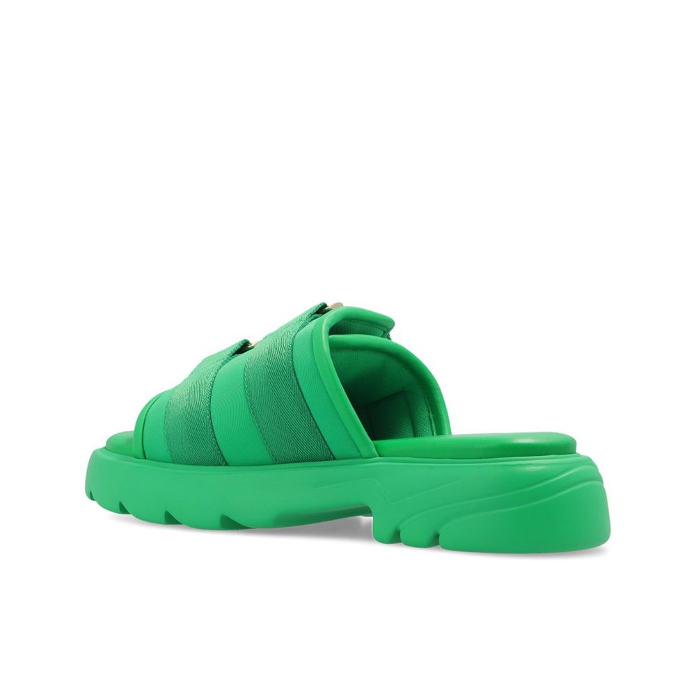 Bicolor Nylon Slides - ventzia