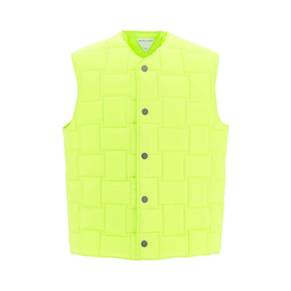 Bicolor Polyamide Sleveless Jacket - ventzia