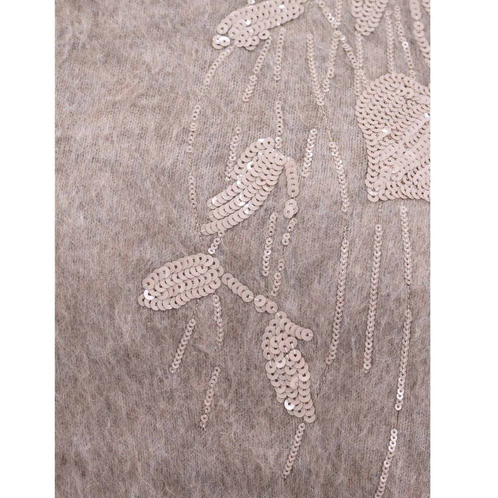 Beige Cashmere Sweatshirt - ventzia