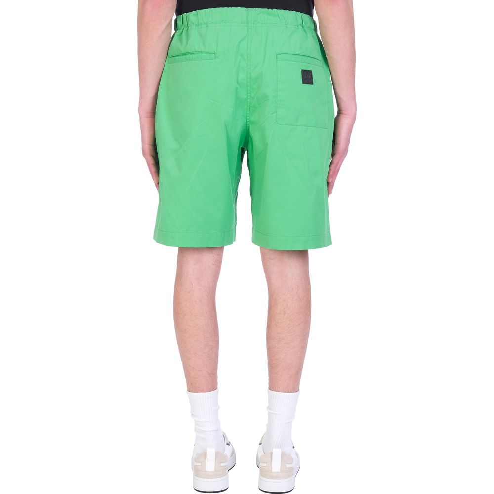 Bicolor Cotton Shorts - ventzia