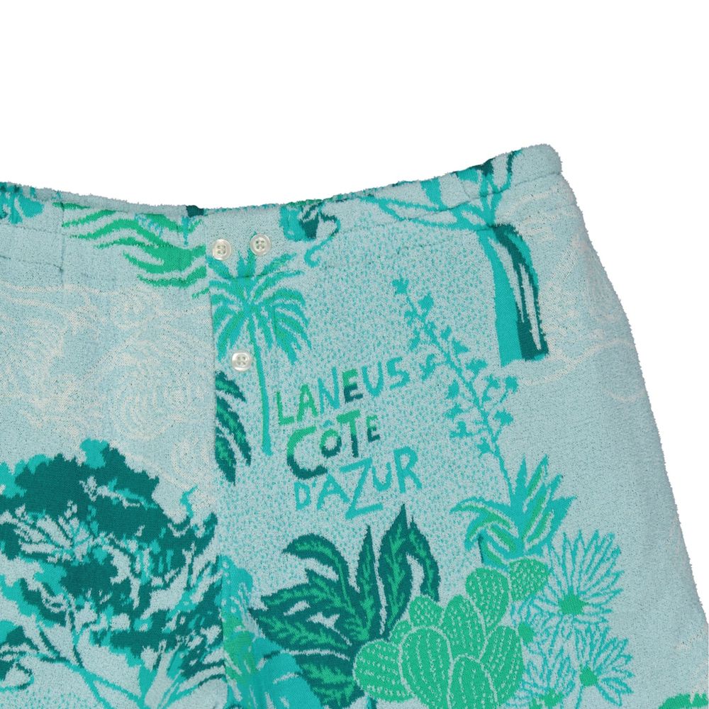 Bicolor Cotton Shorts - ventzia