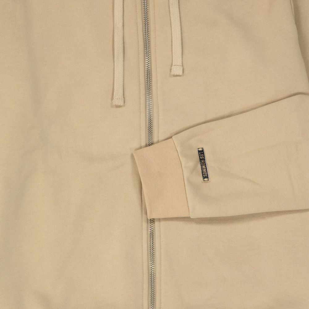 Beige Cotton Sweatshirt - ventzia