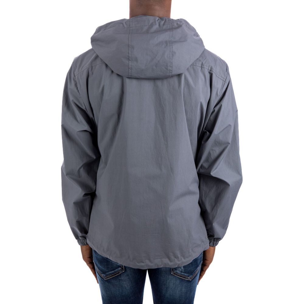 Gray Cotton Shell Jacket - ventzia