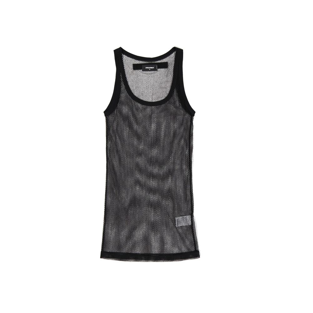 Black Cotton Tank Tops - ventzia