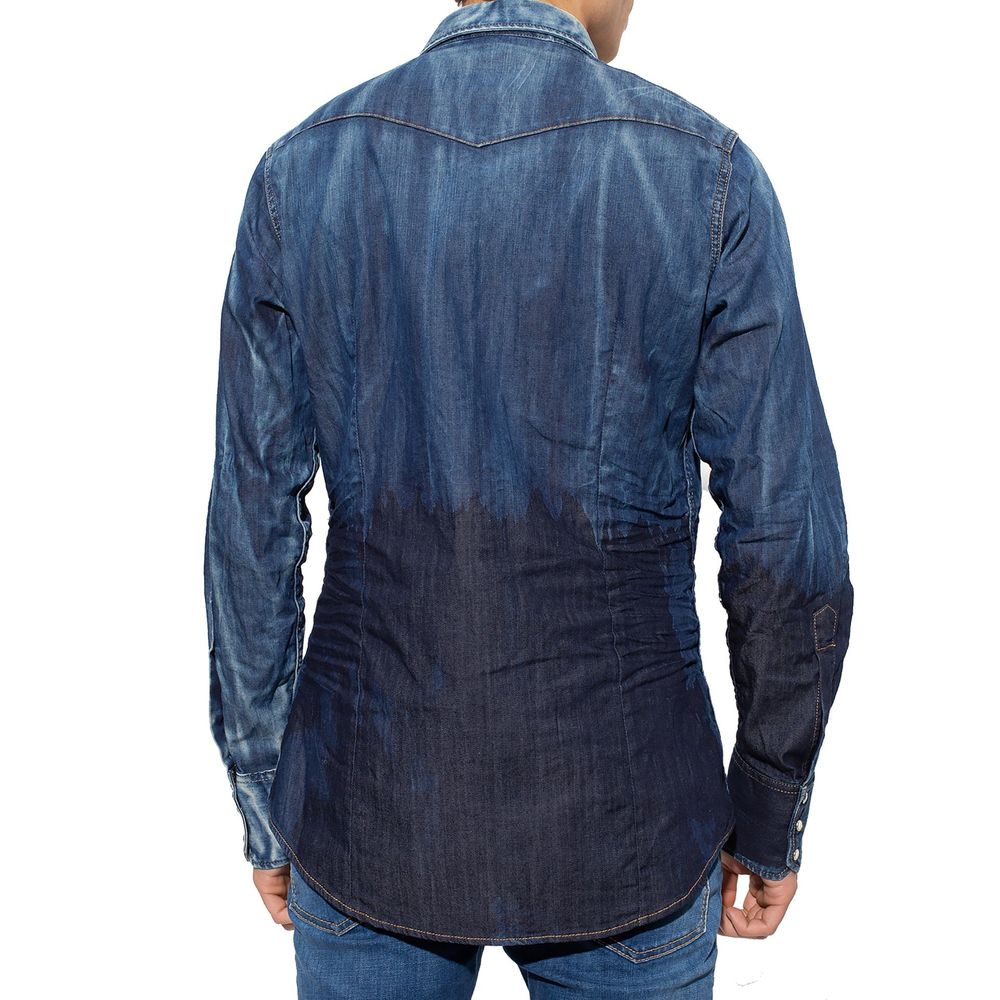 Blue Denim Shirt - ventzia