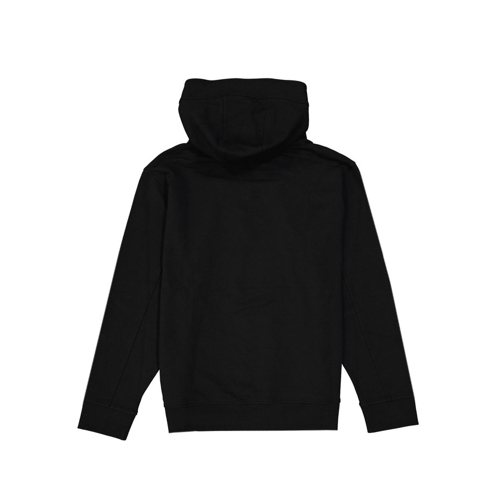 Black Cotton Sweatshirt - ventzia