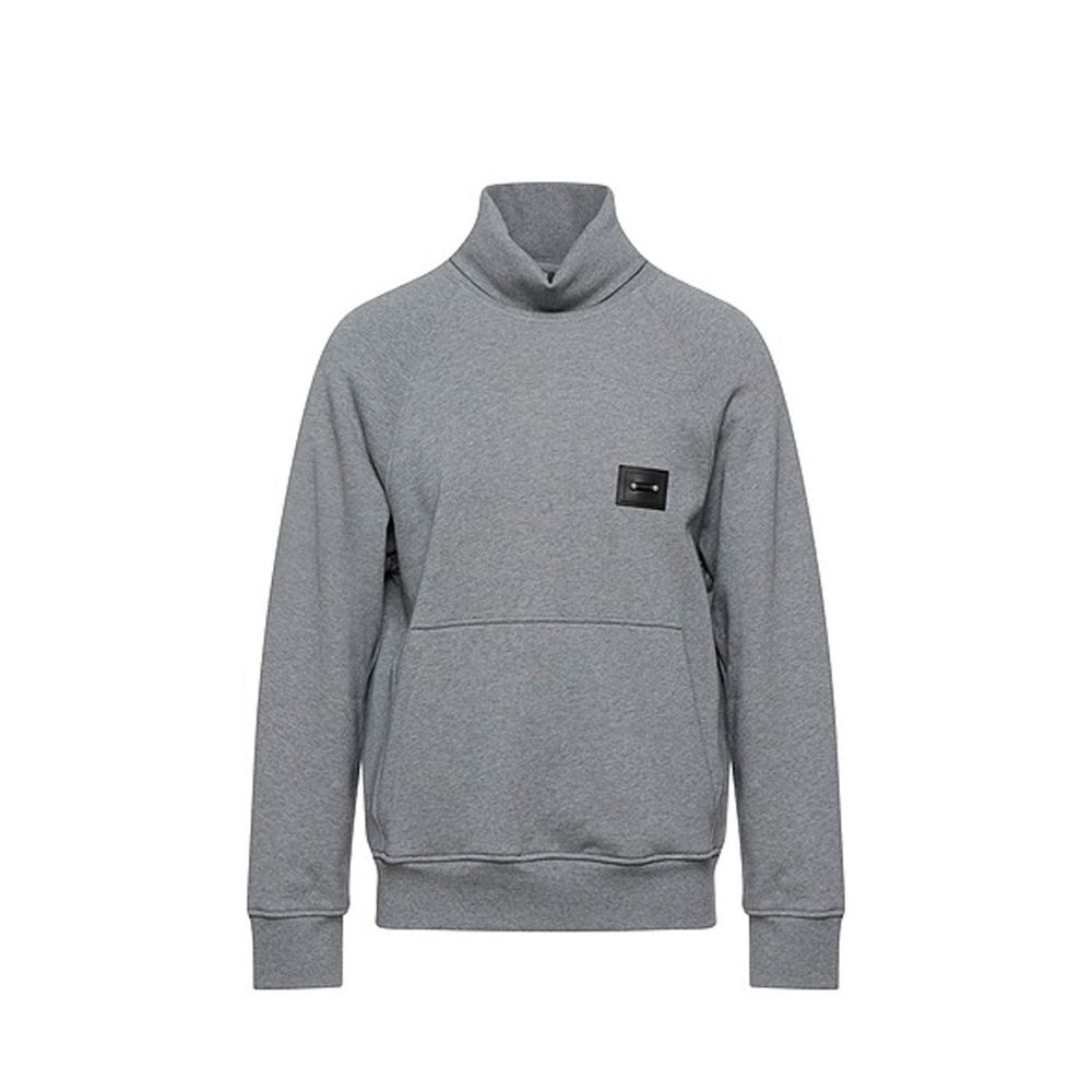 Gray Cotton Sweatshirt - ventzia