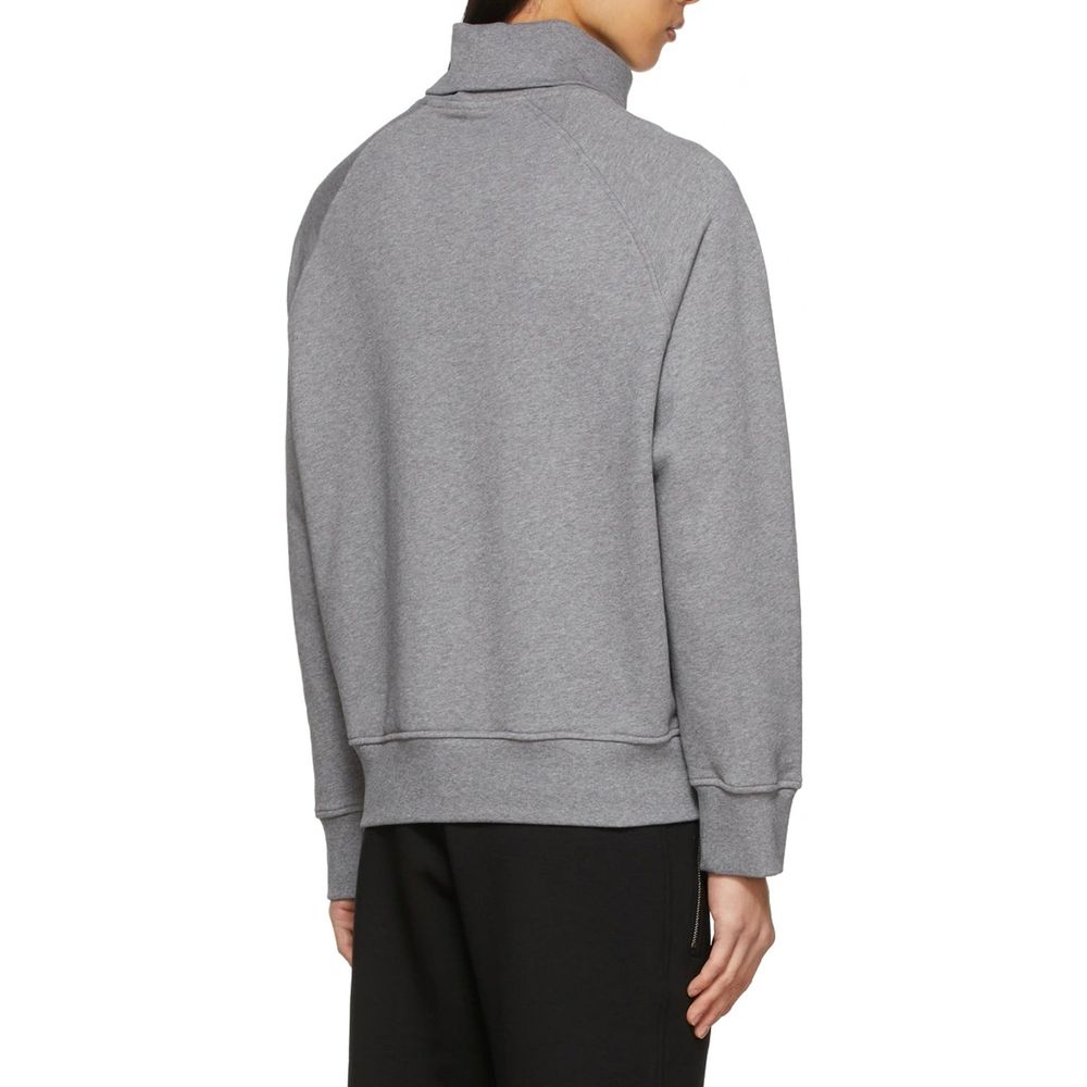 Gray Cotton Sweatshirt - ventzia