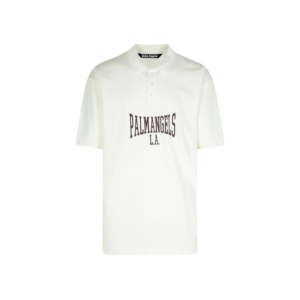 White Cotton Polo Shirt - ventzia
