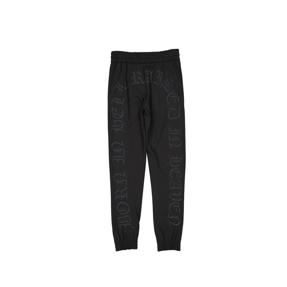 Black Elastane Joggers (Workout Pants) - ventzia