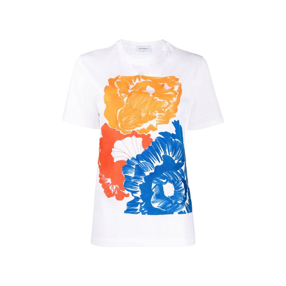 White Cotton T-Shirt - ventzia