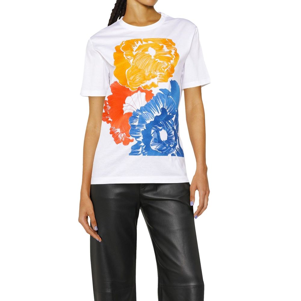 White Cotton T-Shirt - ventzia