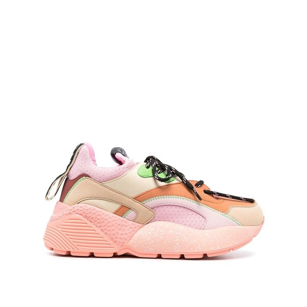 Orange Polyethylene Chunky Sneakers - ventzia