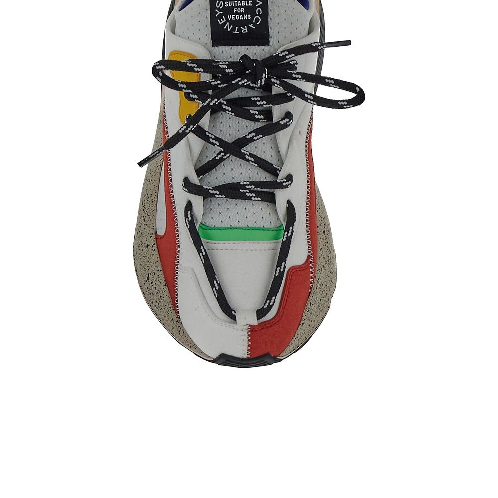 White Vegan Leather Chunky Sneakers - ventzia