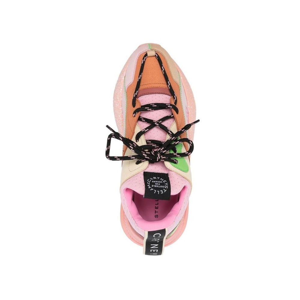 Orange Polyethylene Chunky Sneakers - ventzia
